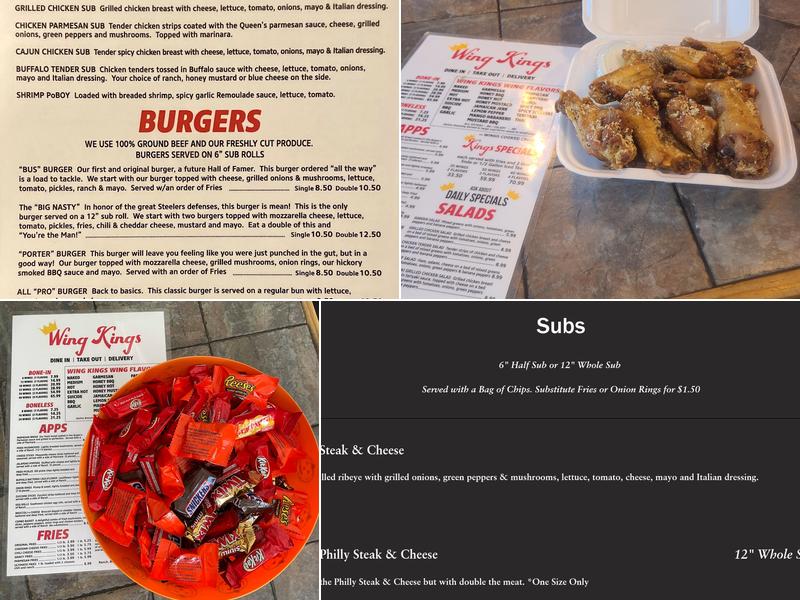 Wing Kings Menu