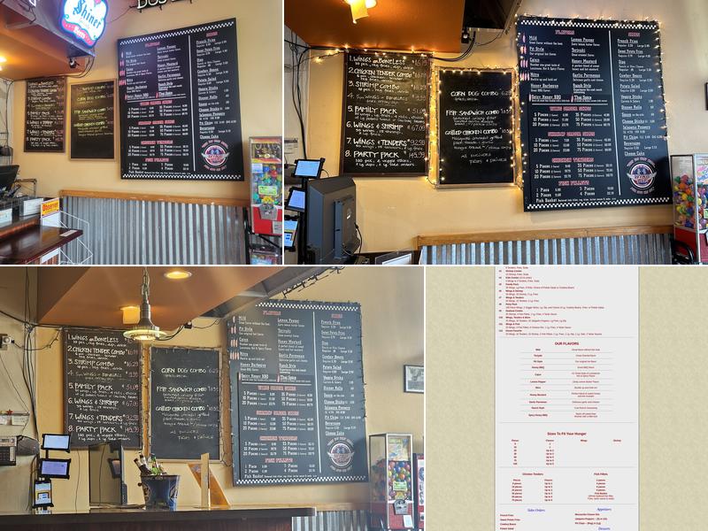 Wing Pit Menu
