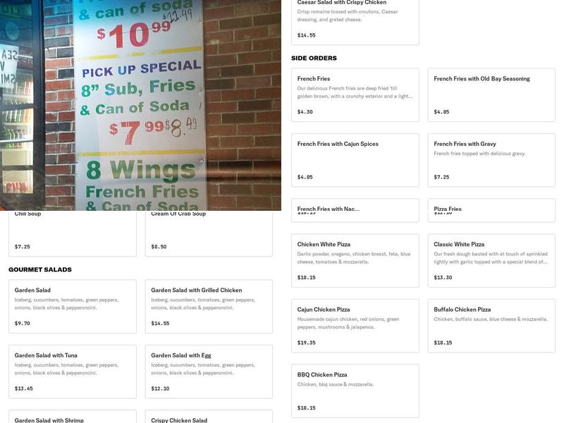 Wings Things N More Menu