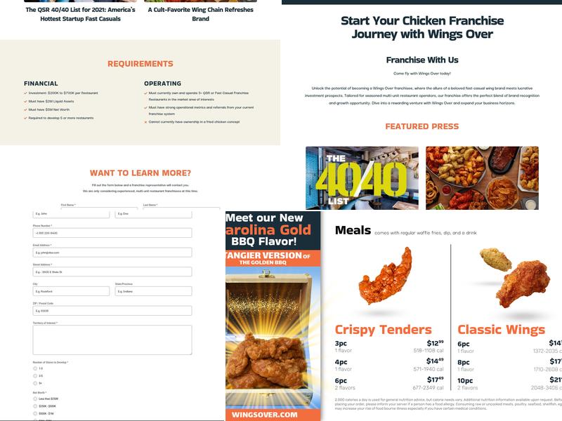 Wings Over Somerville Menu