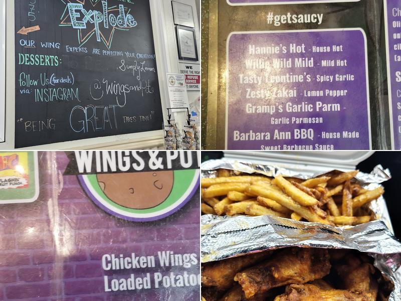 Wings & Pot Menu