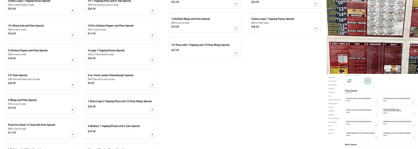 Wings Things N More Wilkens Menu