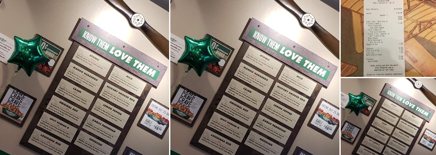 Wingstop Menu