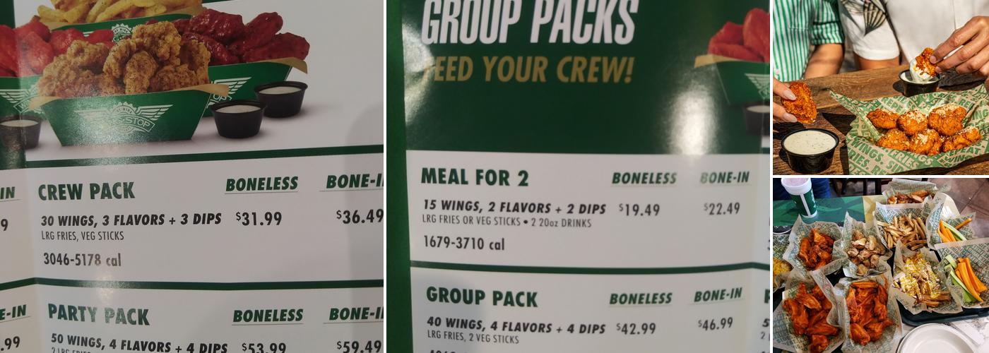 Wingstop Menu