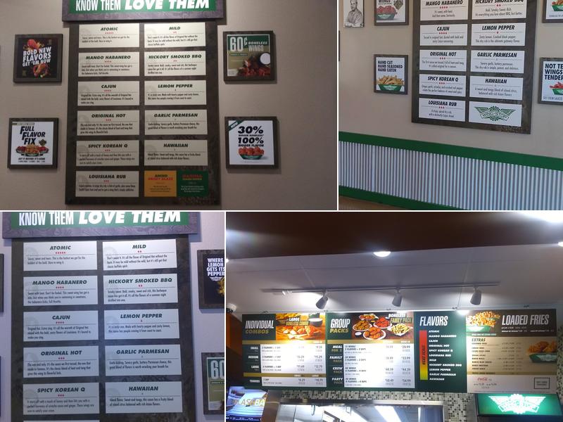 Wingstop Menu