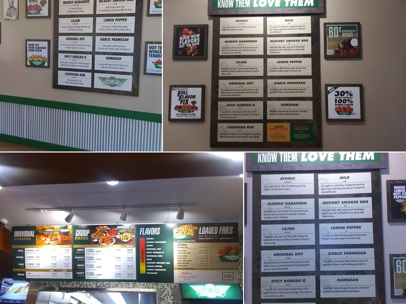 Wingstop Menu