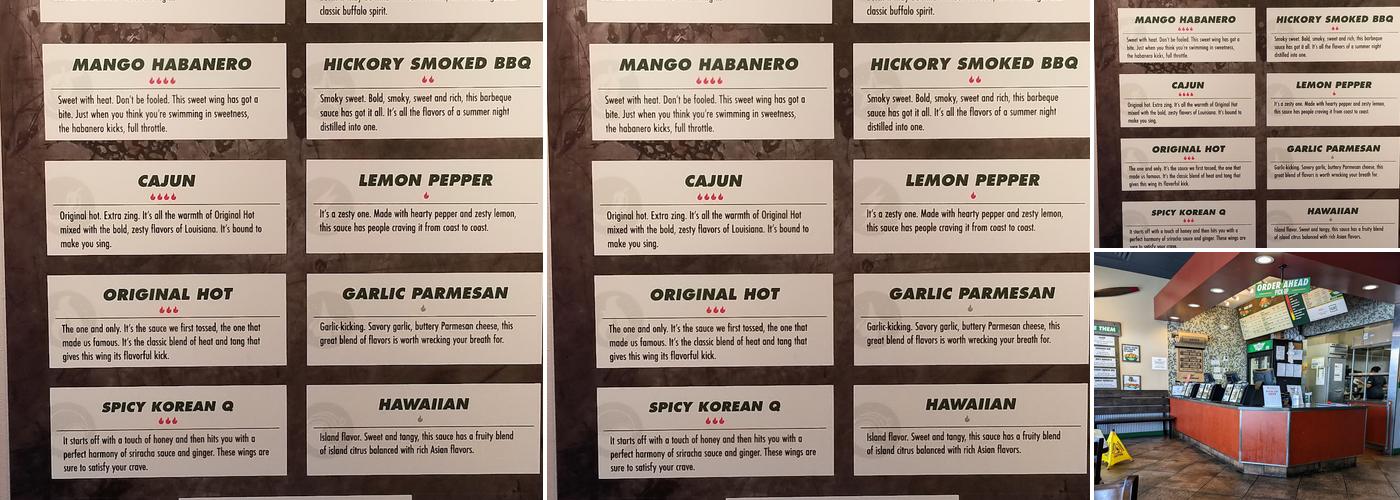 Wingstop Menu