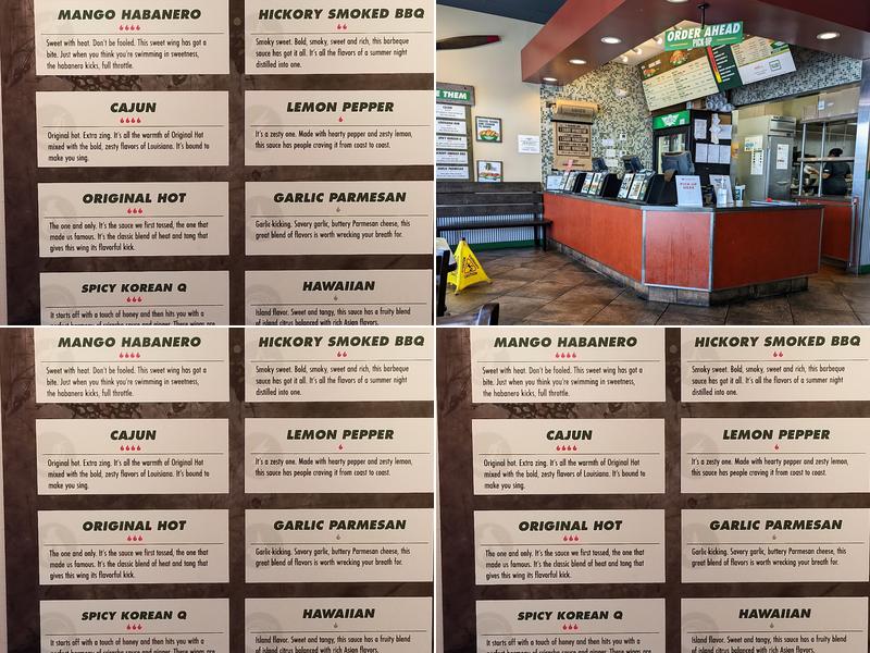 Wingstop Menu