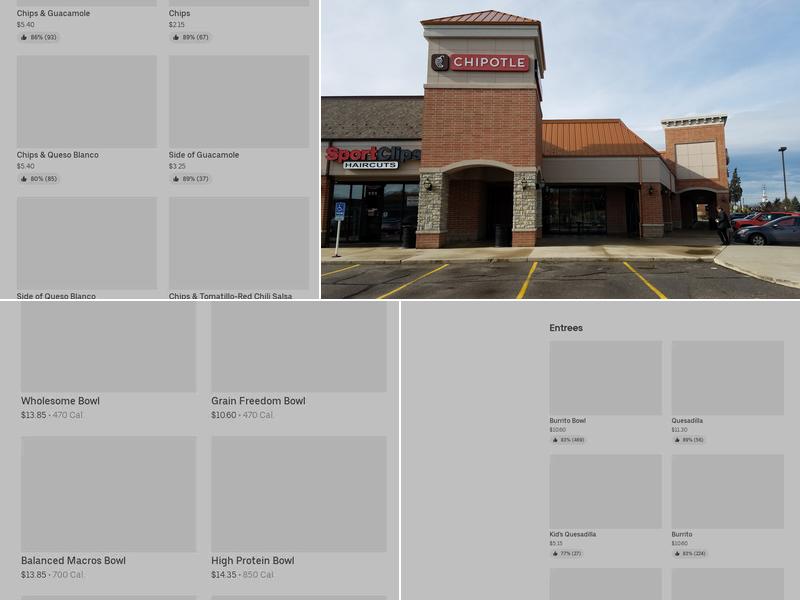 Chipotle Mexican Grill Menu