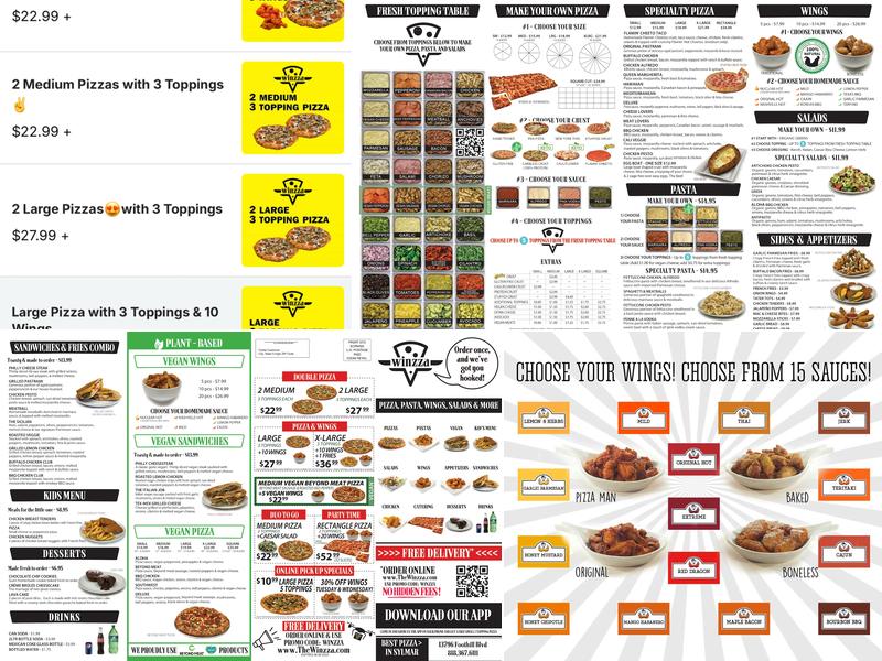 The Winzza Menu