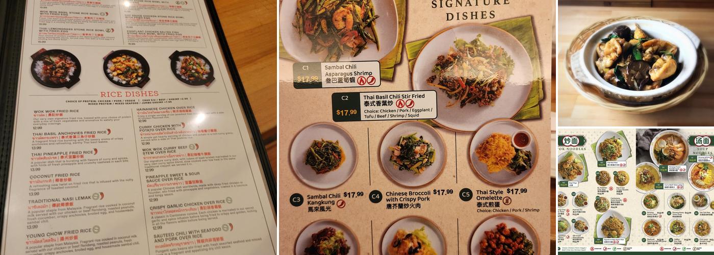 Wok Wok Southeast Asian Kitchen Menu