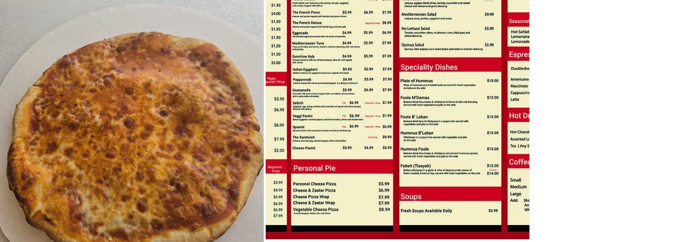 Wrap n' Roll Menu