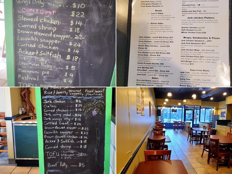 Yaad Style Jamaican Cuisine Menu