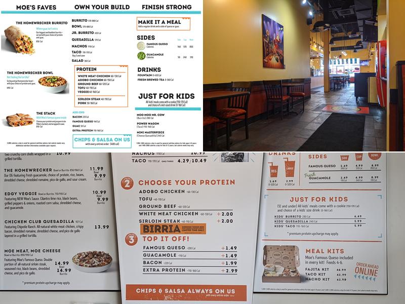 Moe's Southwest Grill Menu
