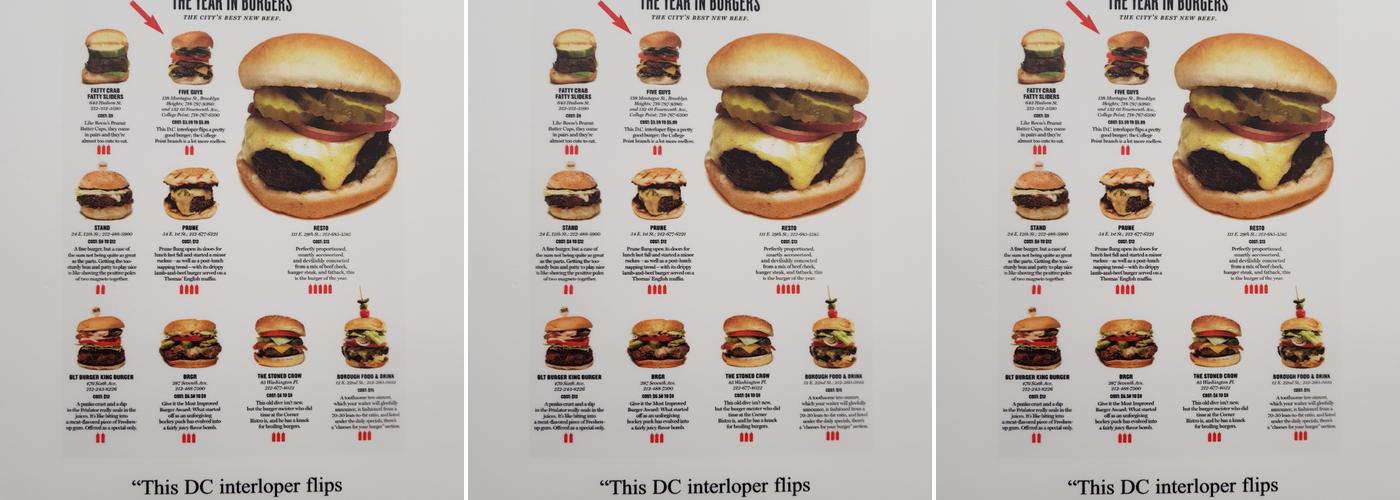 Five Guys Menu