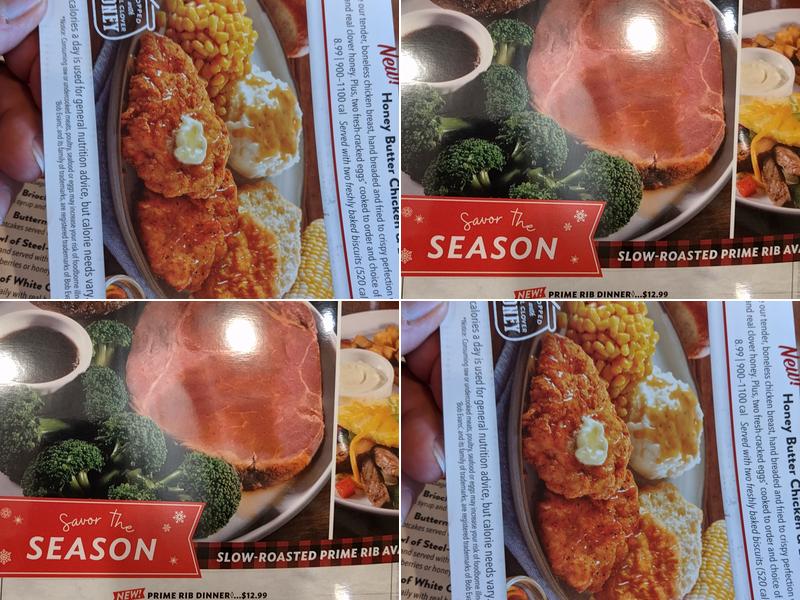 Bob Evans Menu