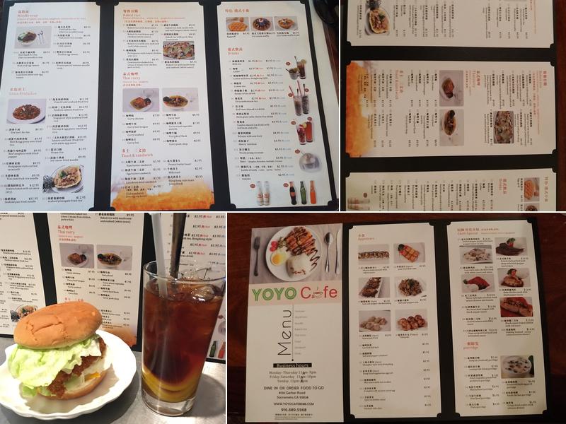 YoYo Cafe Menu