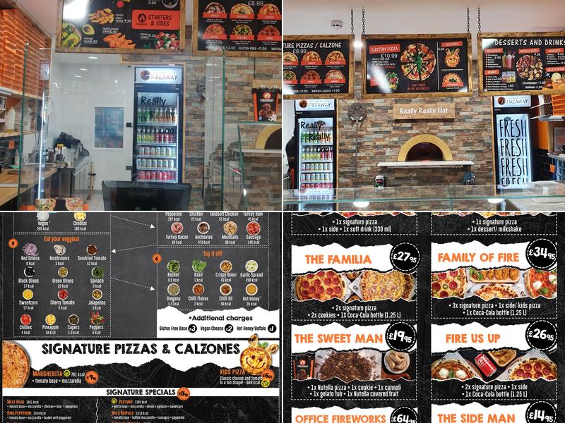 Fireaway Pizza Hemel Hempstead Menu