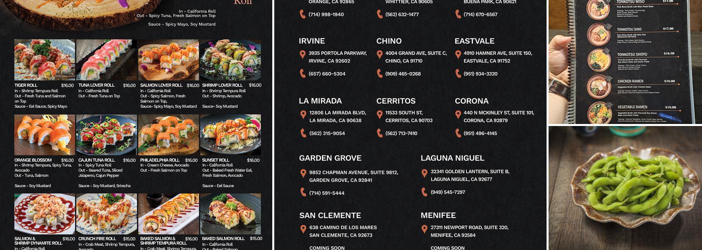 Yoshiharu Ramen Menu