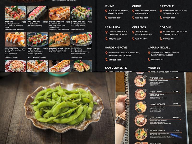 Yoshiharu Ramen Menu