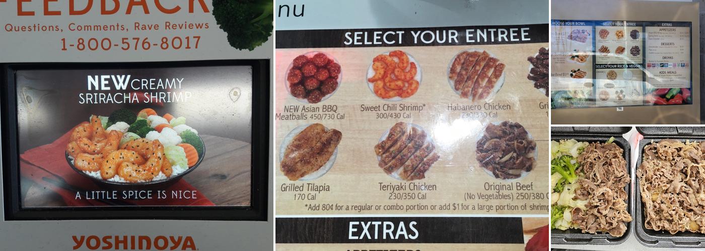 Yoshinoya Sepulveda & Western Menu