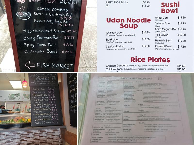 Yum Yum Sushi House Menu