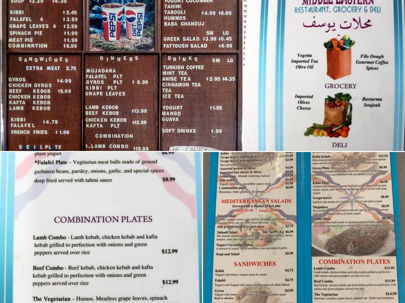 Yusef's Convenience Market Menu