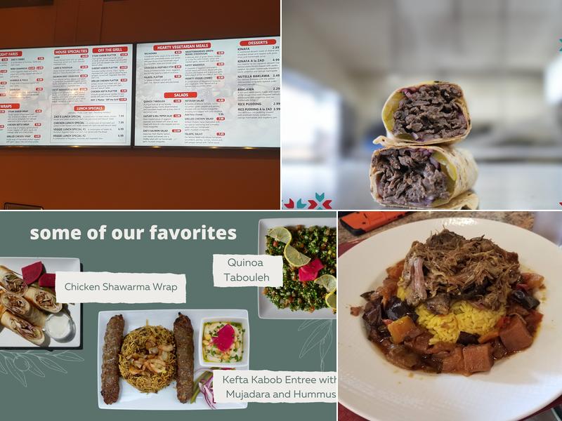 Zad by Pita Inn Menu