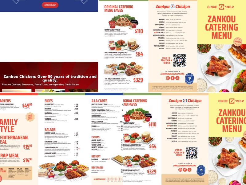 Zankou Chicken Van Nuys Menu