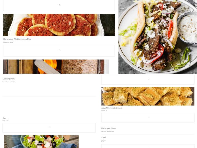 Zaytouna Mediterranean Grill Menu