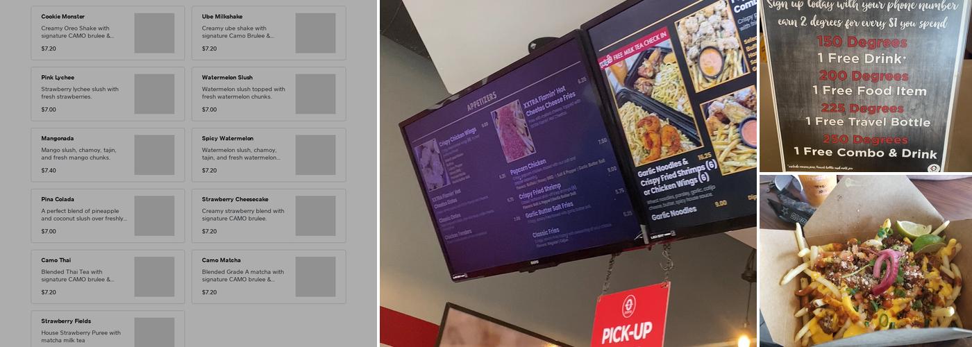 Zero Degrees - Arlington Menu