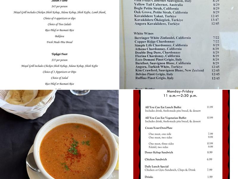 Zeytin Menu