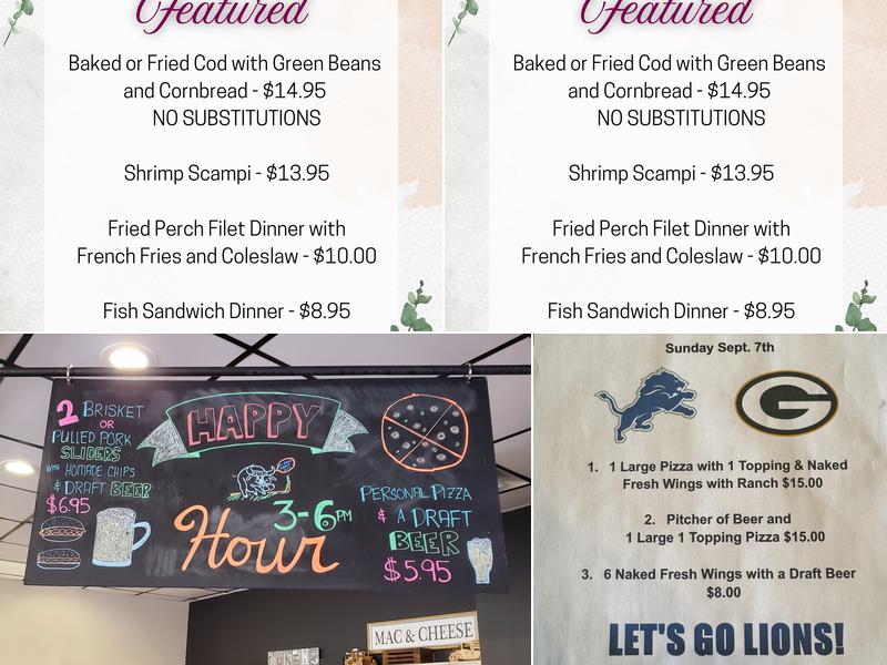 Zukin's Rib Shack Menu