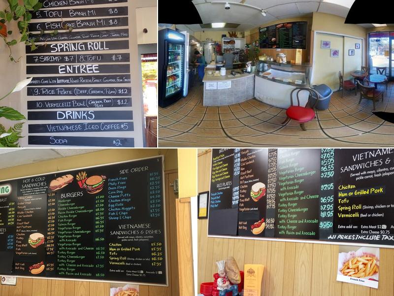 Viking’s Giant Submarines Menu