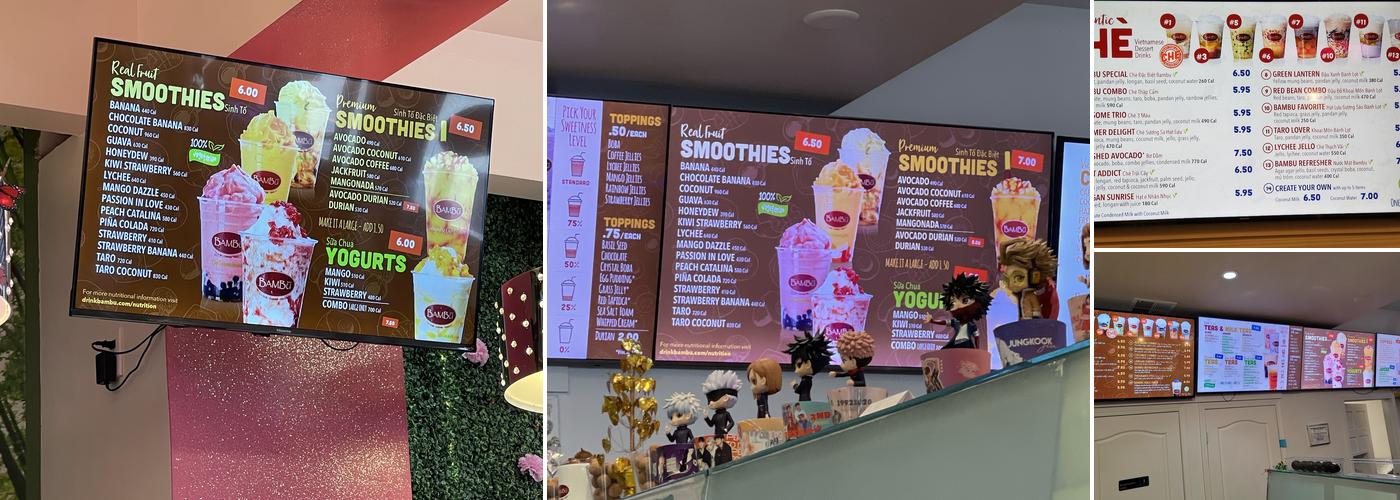Bambū Desserts & Drinks Menu