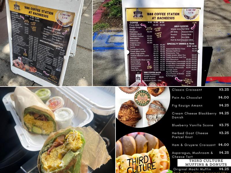 1888 Coffee Station Menu