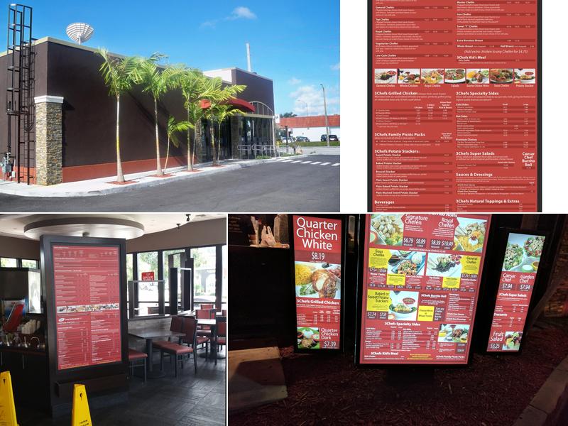 3 Chefs and a Chicken Menu