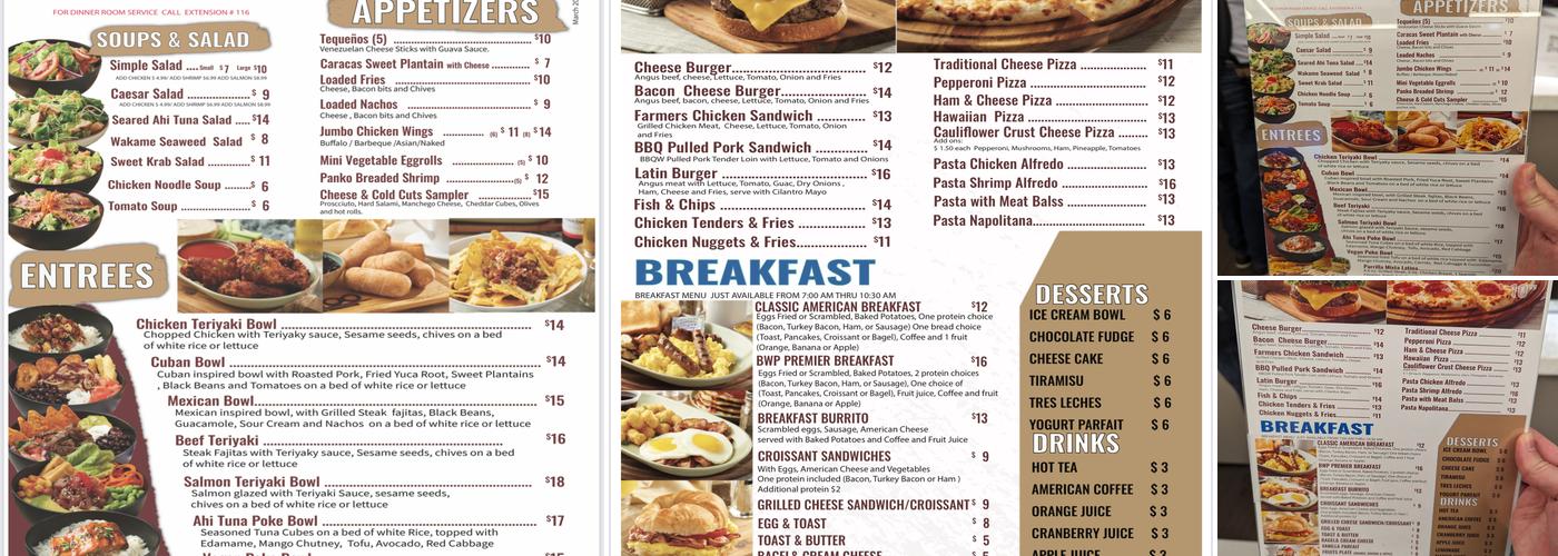 4100 Restaurant & Lounge Menu