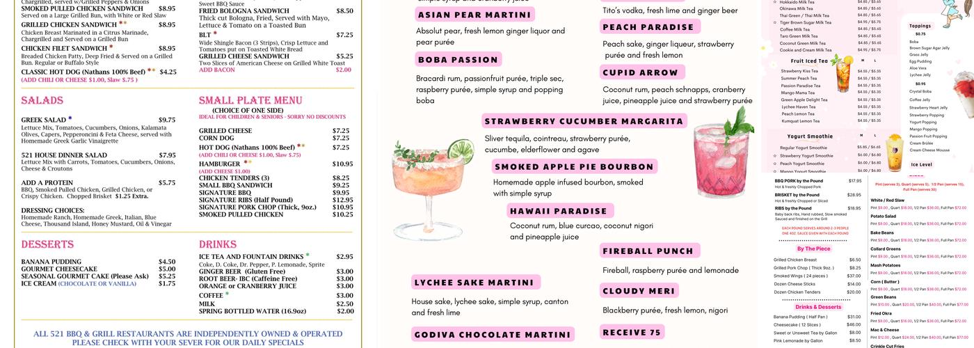 Meto Pub Menu