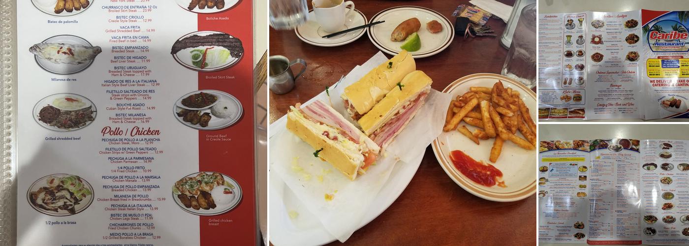 Caribe Restaurant Menu