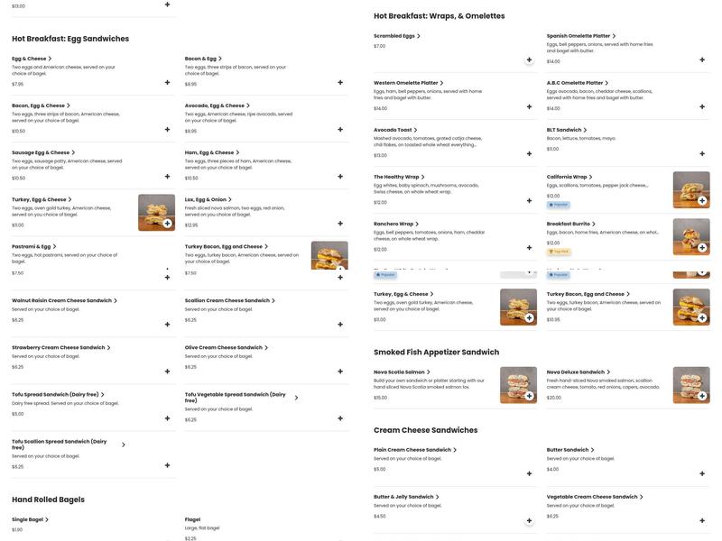 Finn’s Bagels Menu