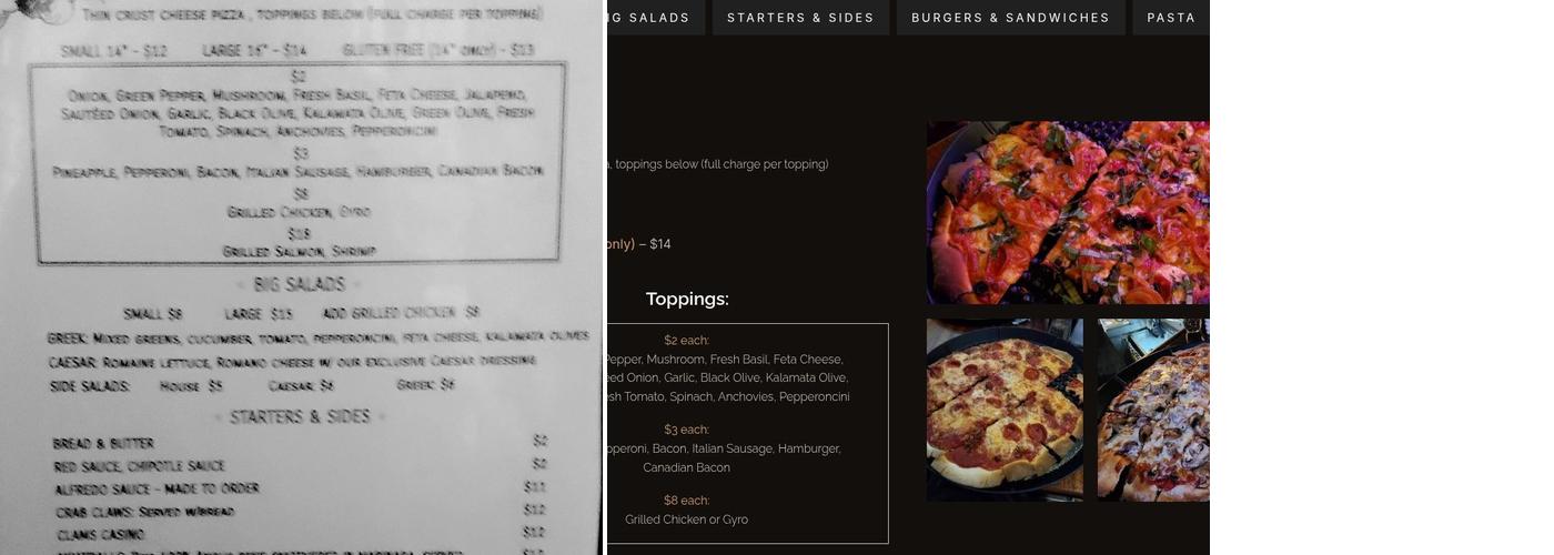 Louie's Menu
