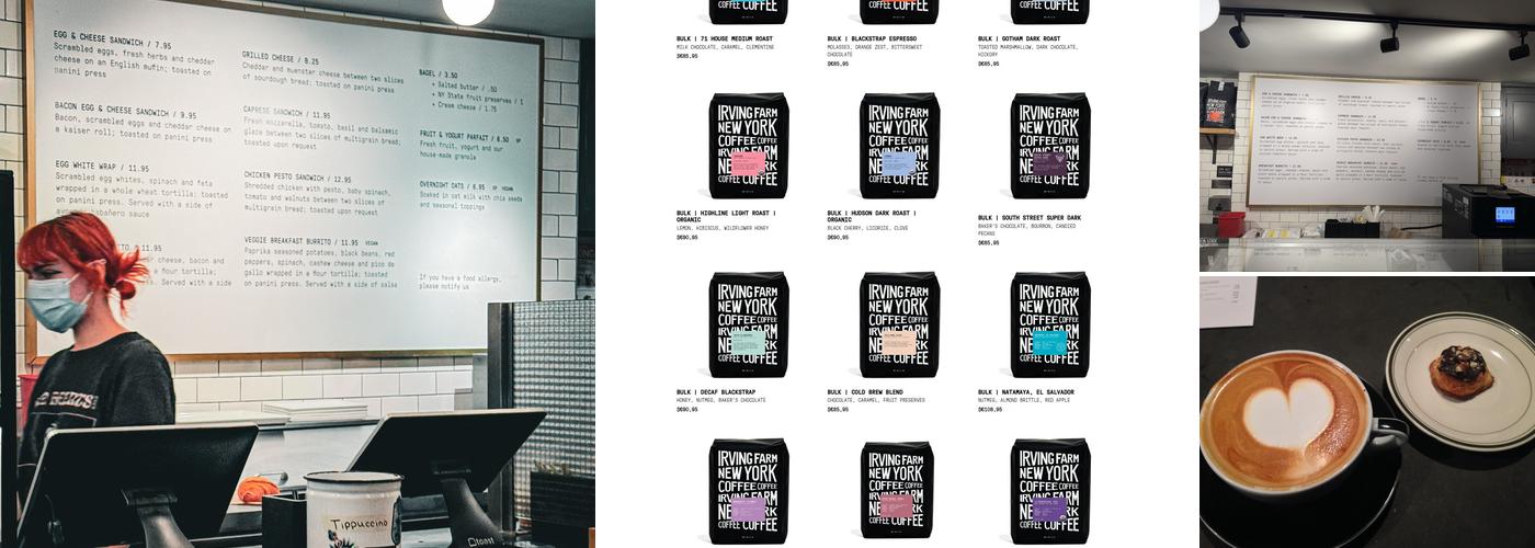 Irving Farm New York Menu