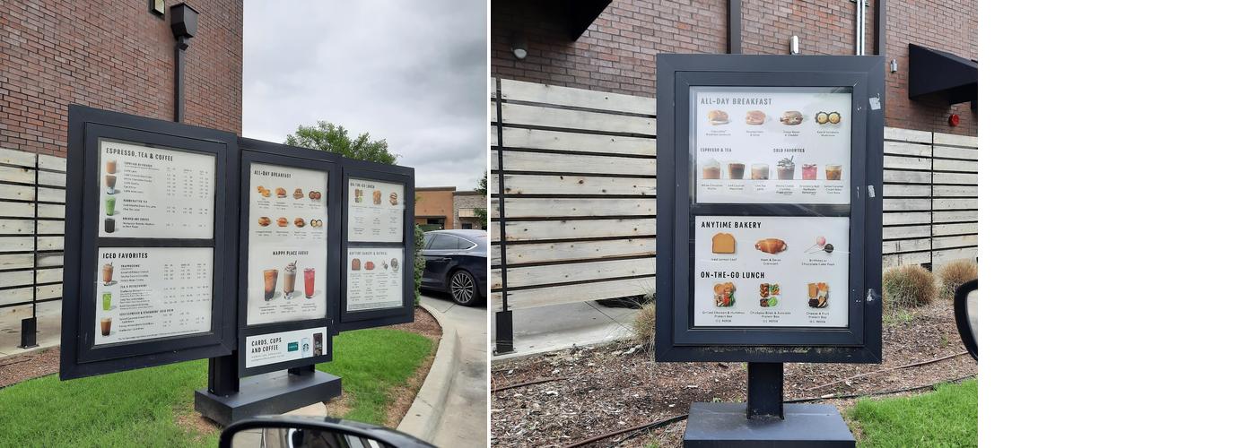 Starbucks Menu