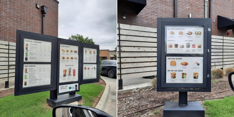 Starbucks Menu