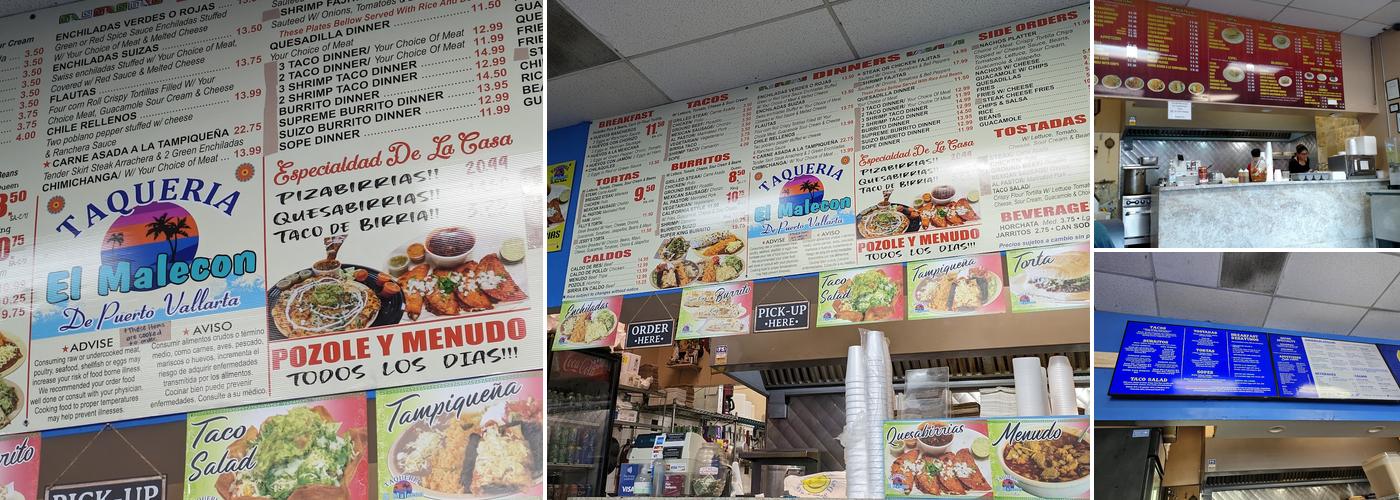 Taquería el Malecón Menu