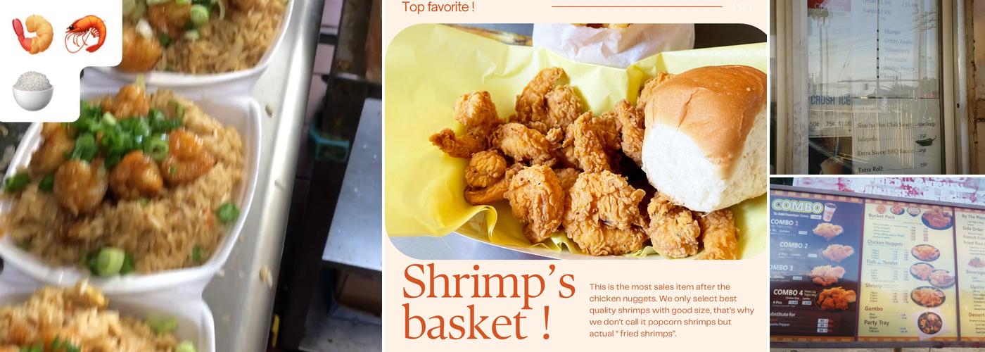 Louisiana Fried Chicken and Chinese Fast Food Menu