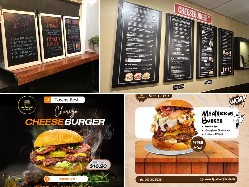 A+ Burger Menu