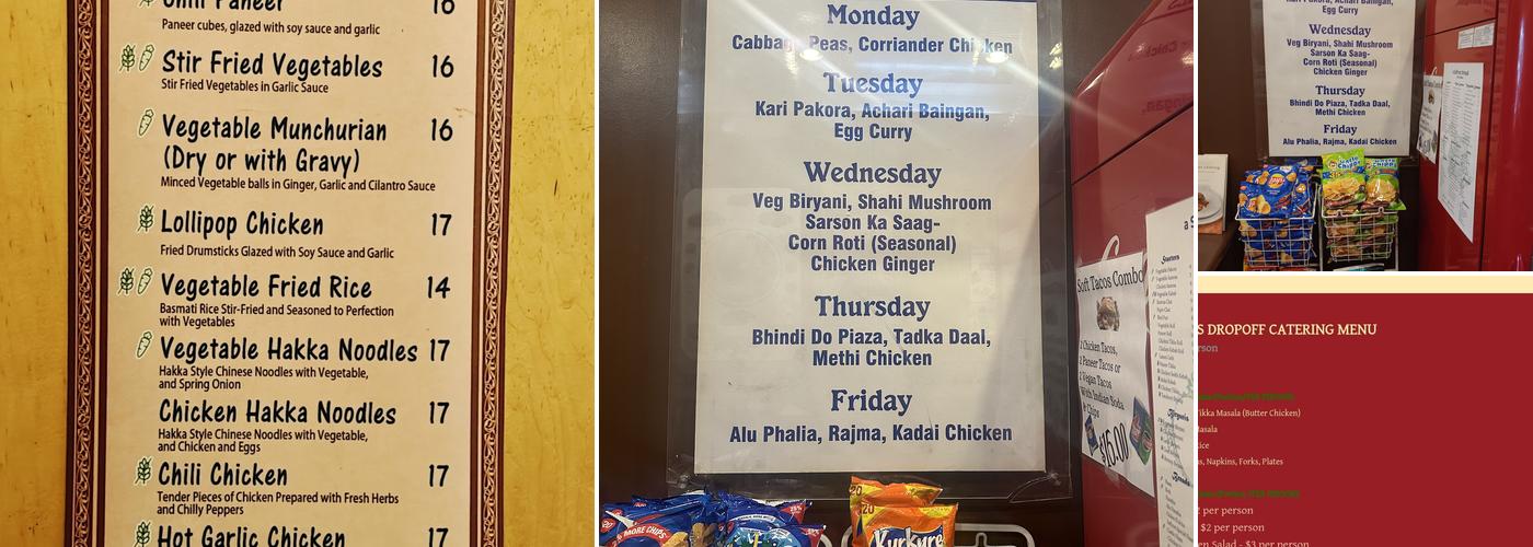 A Saffron Thread Menu