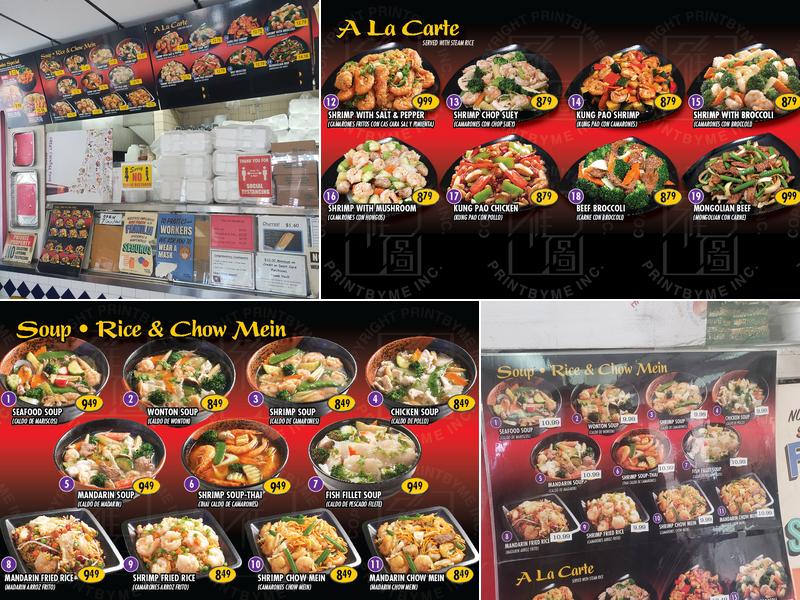ABC Express Menu